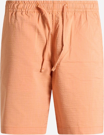 LACOSTE - Regular Calças em laranja: frente