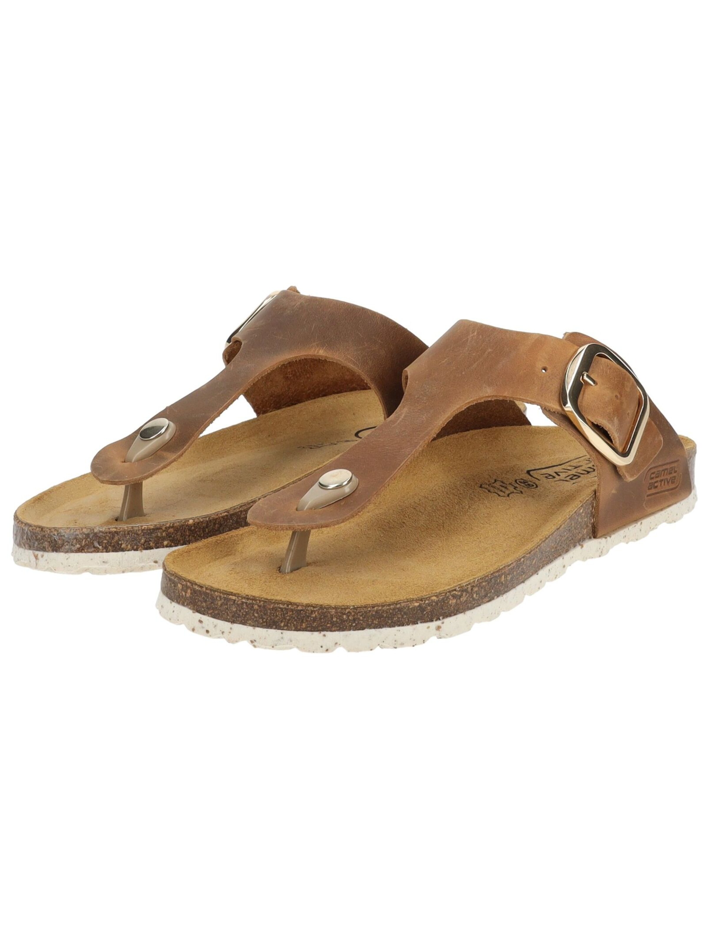 CAMEL ACTIVE T-Bar Sandals in Brown