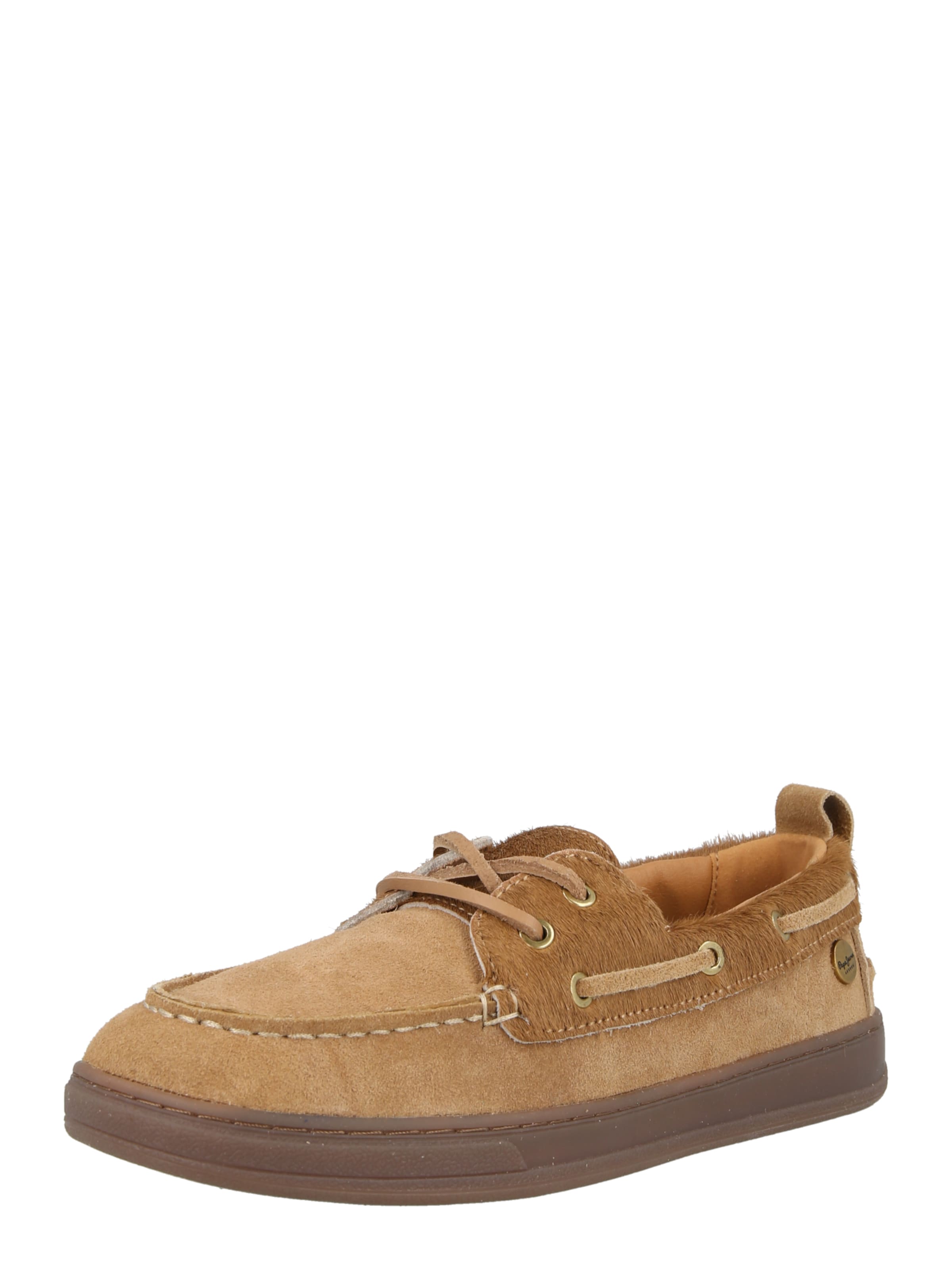 Mocasini pe 36 Pepe Jeans pe maro caramel, Vizualizare produs