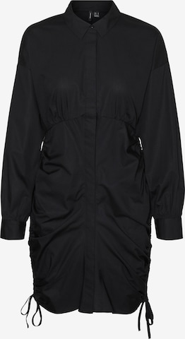 Rochie tip bluză de la VERO MODA pe negru: față