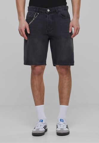 regular Jeans di 2Y Premium in nero: frontale
