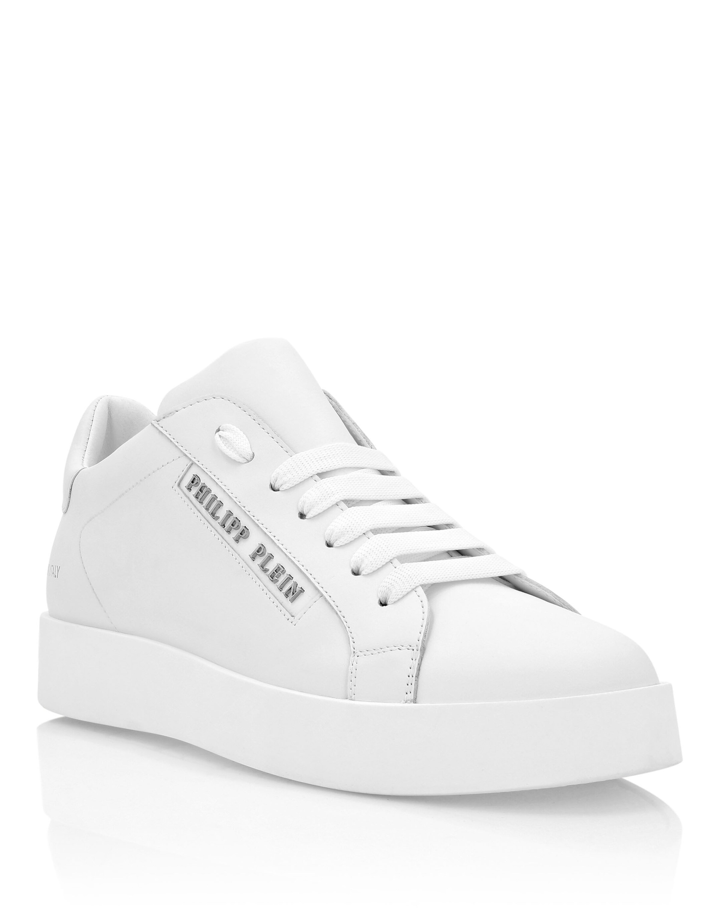 Philipp Plein Sapatilhas baixas em cinzento / branco, Vista do artigo