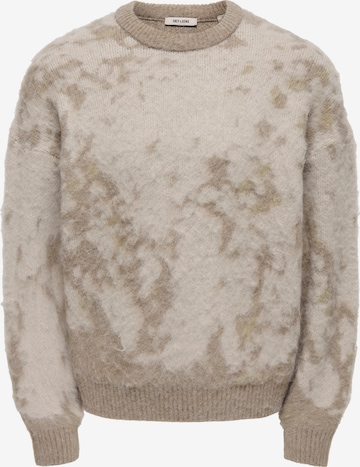 Only & Sons Neulepaita 'ONSWILLIS' värissä beige: etupuoli
