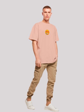 T-Shirt 'Smiling furry' emoji couture en orange