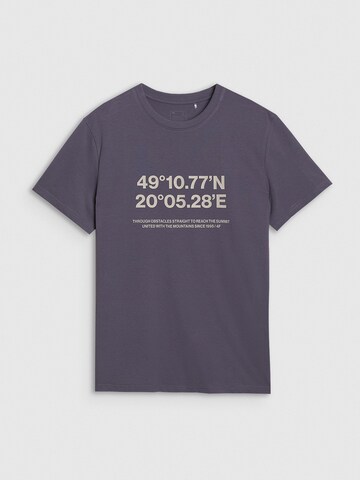4F - Camiseta funcional en gris: frente