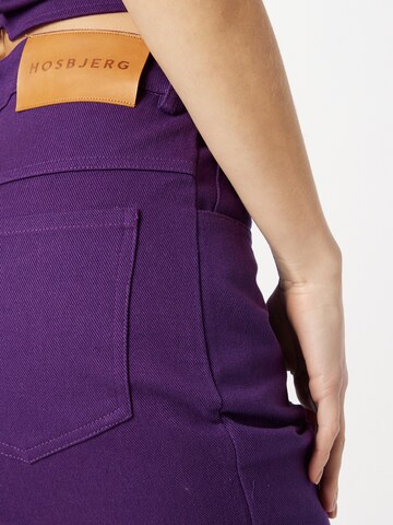 Hosbjerg Zvonové kalhoty Džíny 'Iben Alexa' – fialová