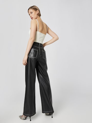 VIERVIER Loose fit Pants 'Betty' in Black