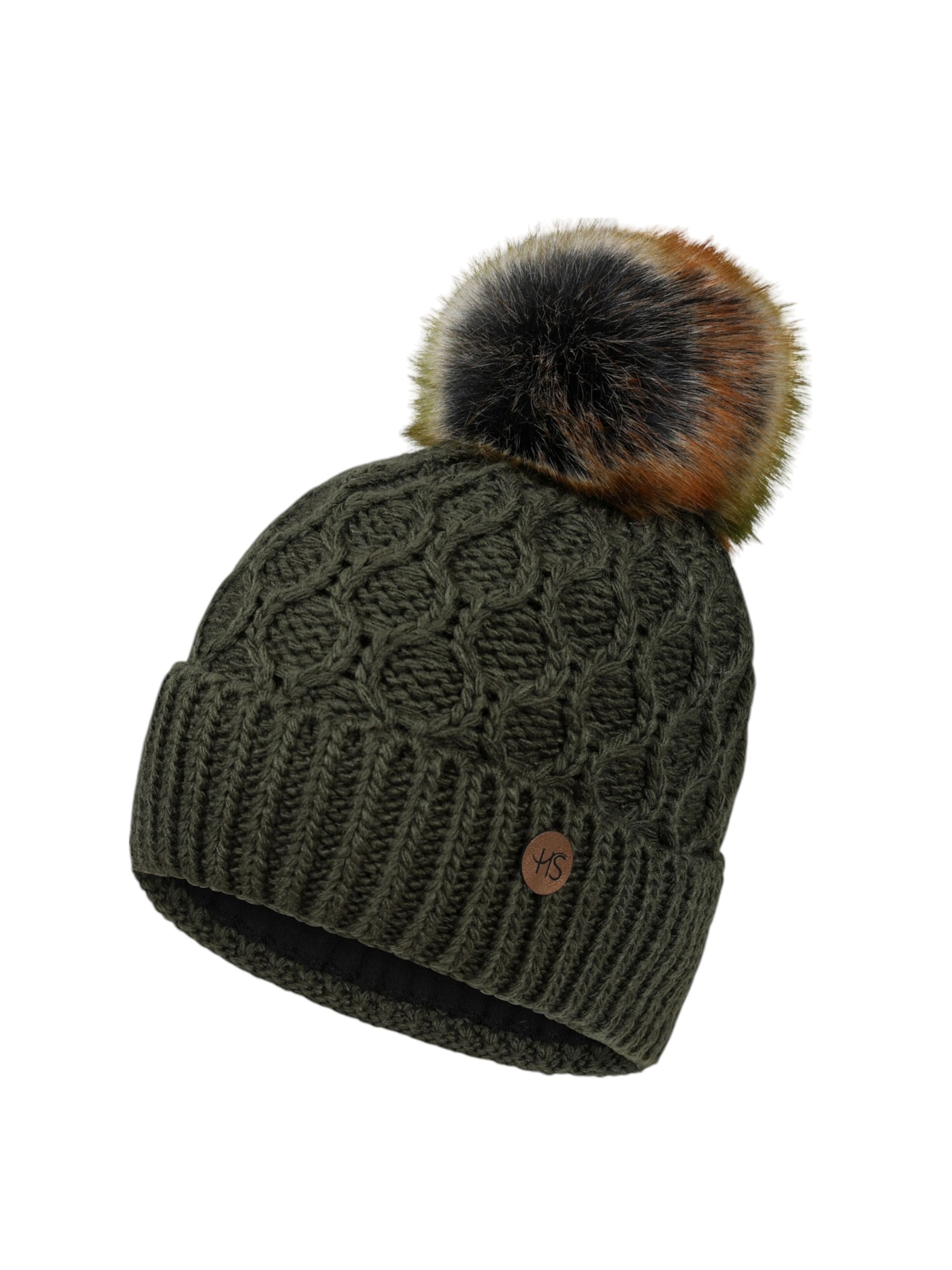 žalia HotSquash Megzta kepurė: priekis