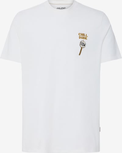 BLEND Paita 'BHKAMERON FUNNY' värissä ruskea / karamelli / musta / valkoinen, Tuotenäkymä