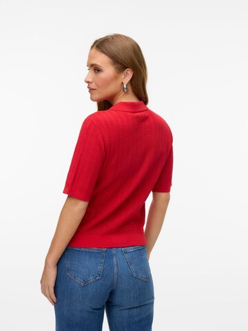 VERO MODA Cardigan 'VMLuxlight' i rød