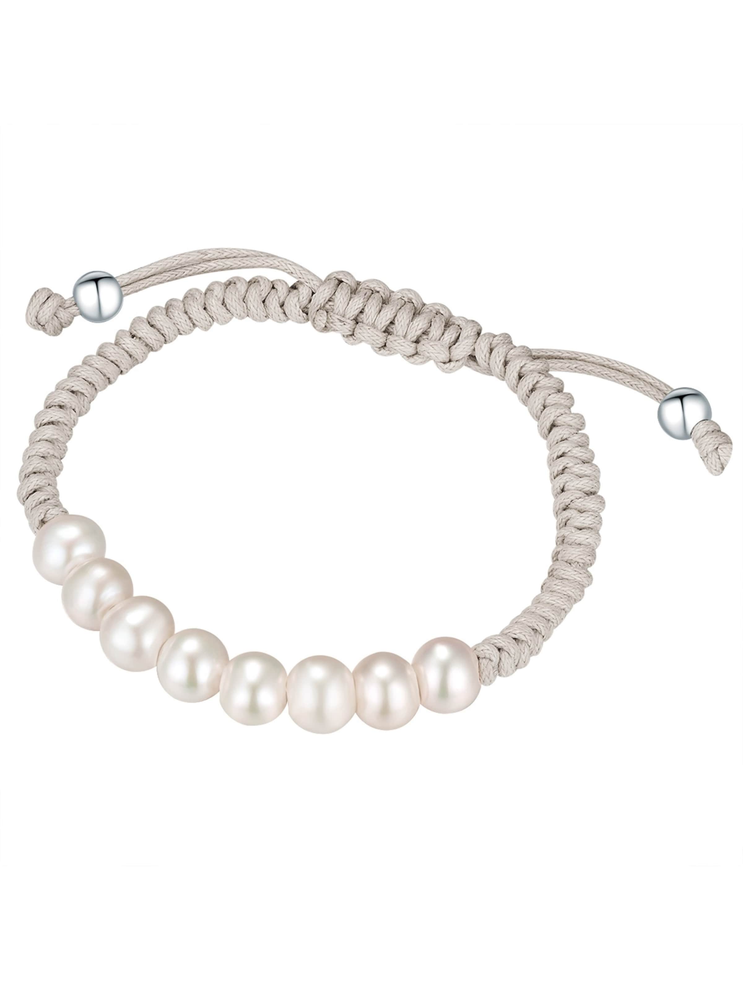 Bracelet Valero Pearls en argent : devant