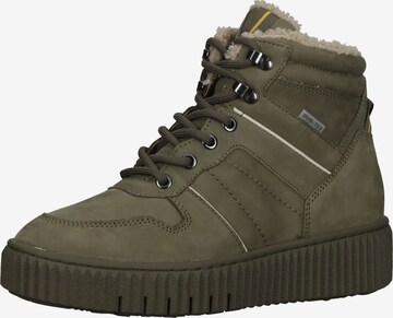 TAMARIS Sneakers hoog in Groen: voorkant