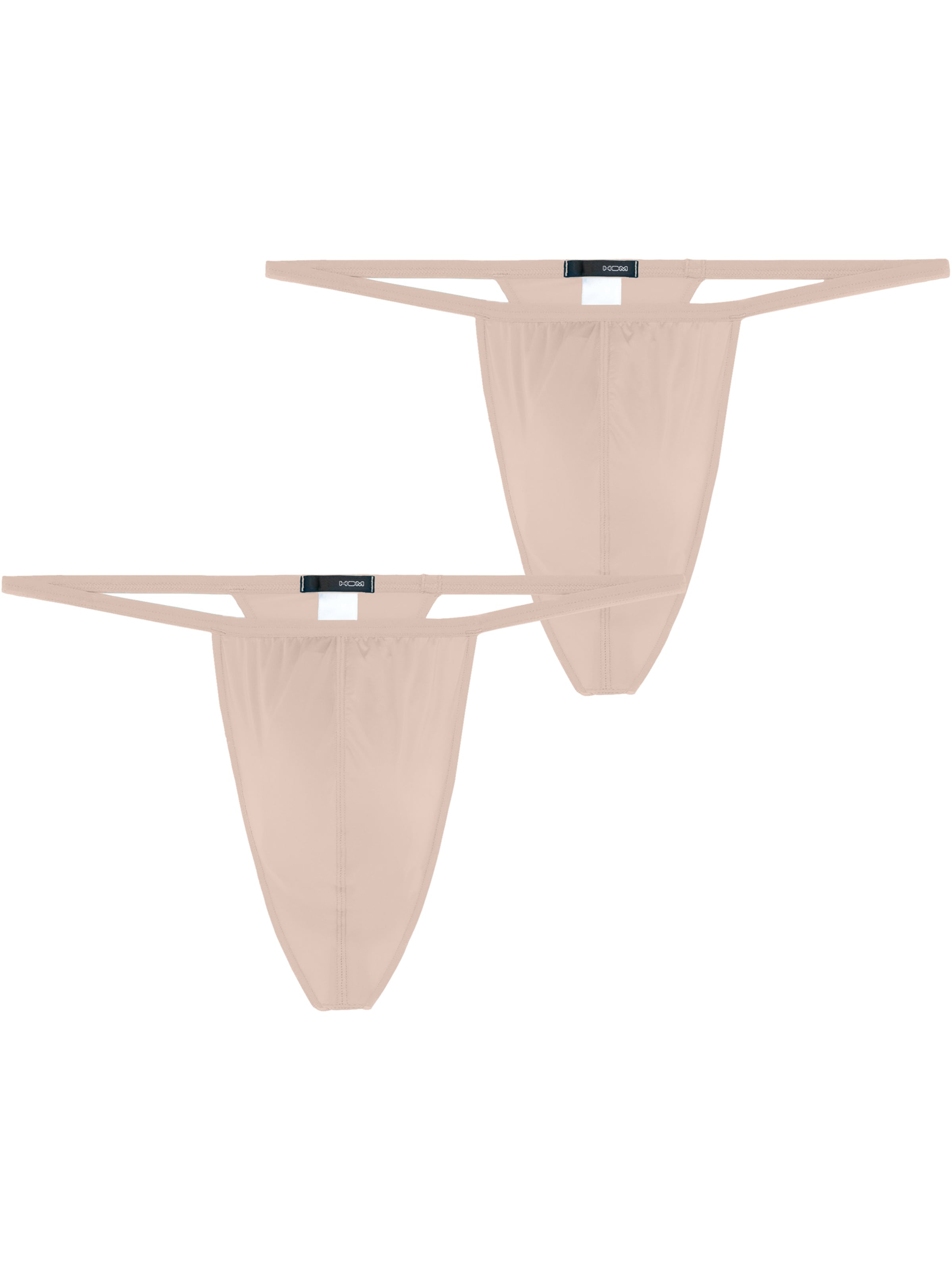 HOM G-String ' Plumes ' in Beige: Vorderseite