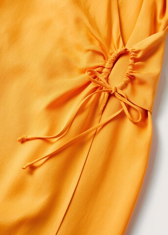 MANGO Skjortklänning 'Lake' i orange