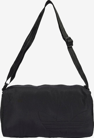ADIDAS ORIGINALS - Bolso de hombro 'Mini Duffle' en negro: frente