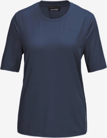 T-shirt fonctionnel Goldner en bleu : devant