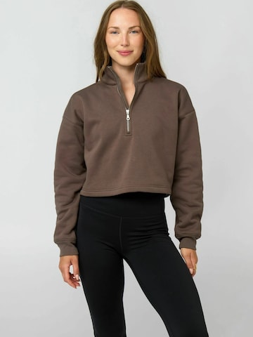 Girlfriend Collective Svetr ' Vega ' – šedá: přední strana