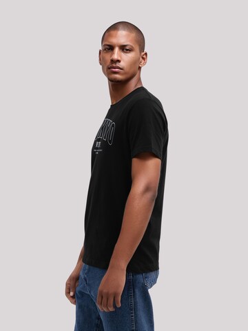 F4NT4STIC Shirt 'Tokyo Metropolitan District Bestickt' in Black