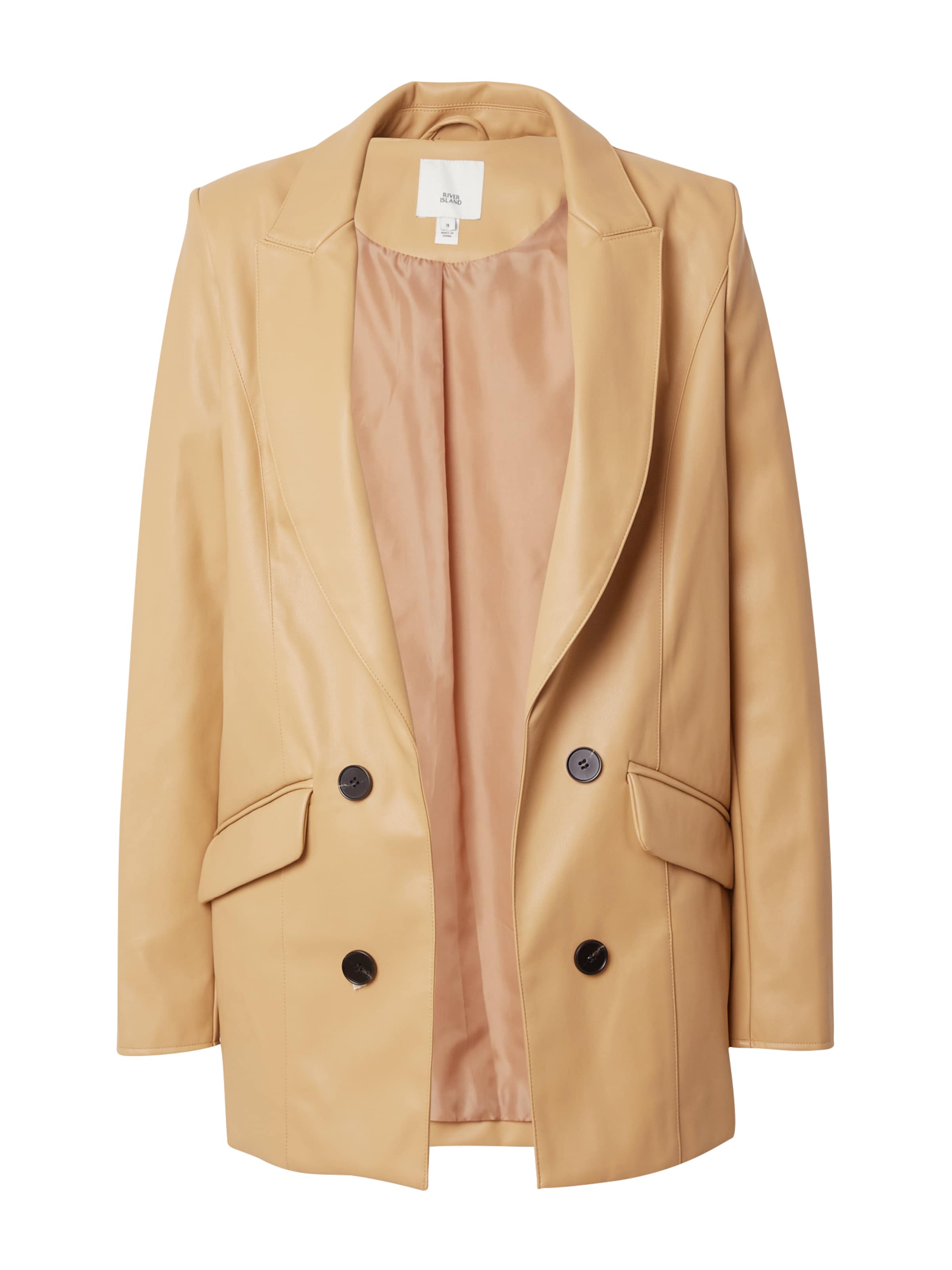 Blazer 'EDGE TO EDGE' River Island en marron : devant