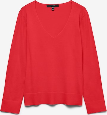 Pull-over 'VMSilje' VERO MODA en rouge : devant