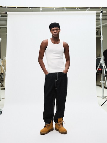 Bershka Shirt in Weiß