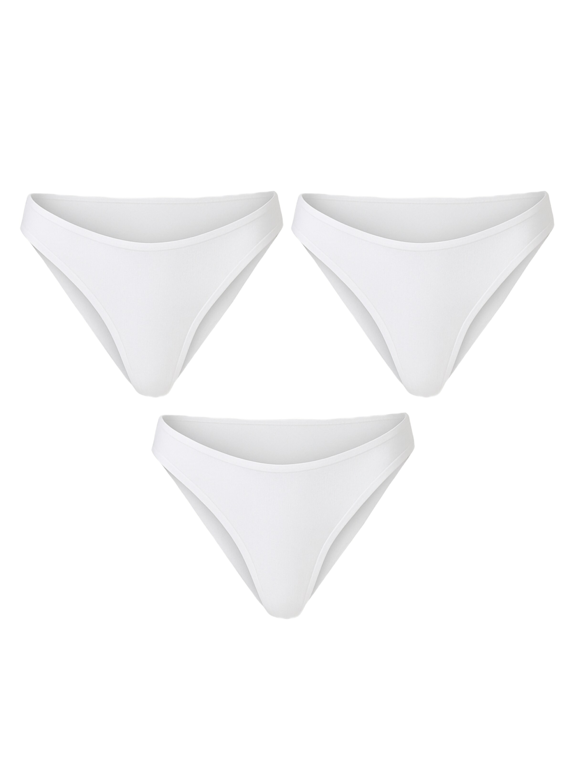 C&City String in Wit: voorkant