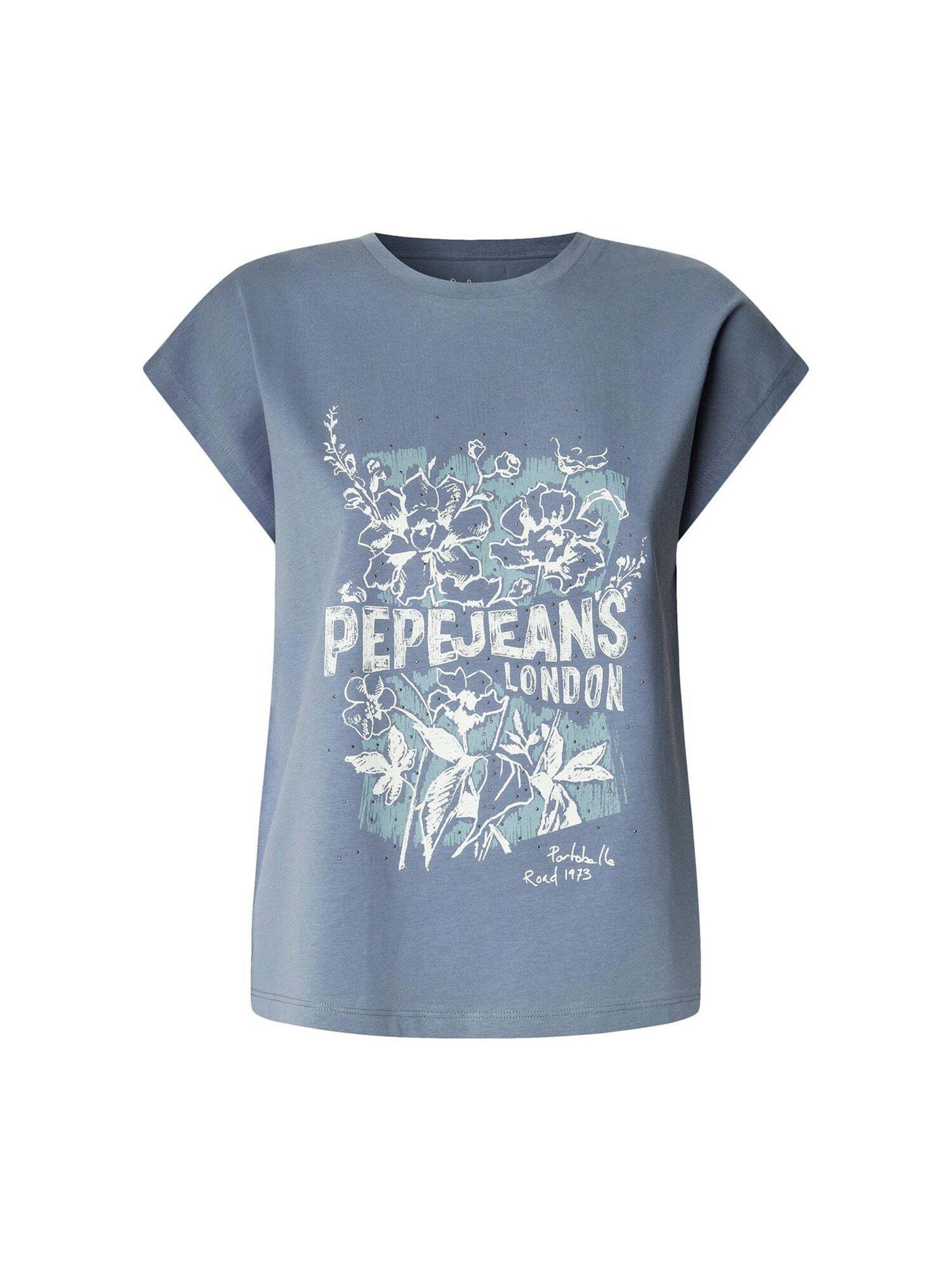 T-shirt 'BERNICE' Pepe Jeans en bleu : devant