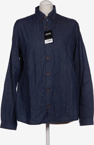 !Solid Button Up Shirt in L in Blue: front