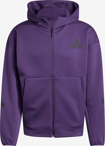 ADIDAS SPORTSWEAR Спортивная кофта 'Z.N.E.' в Лиловый: спереди