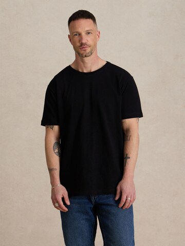 T-Shirt 'Caspar' DAN FOX APPAREL en noir : devant