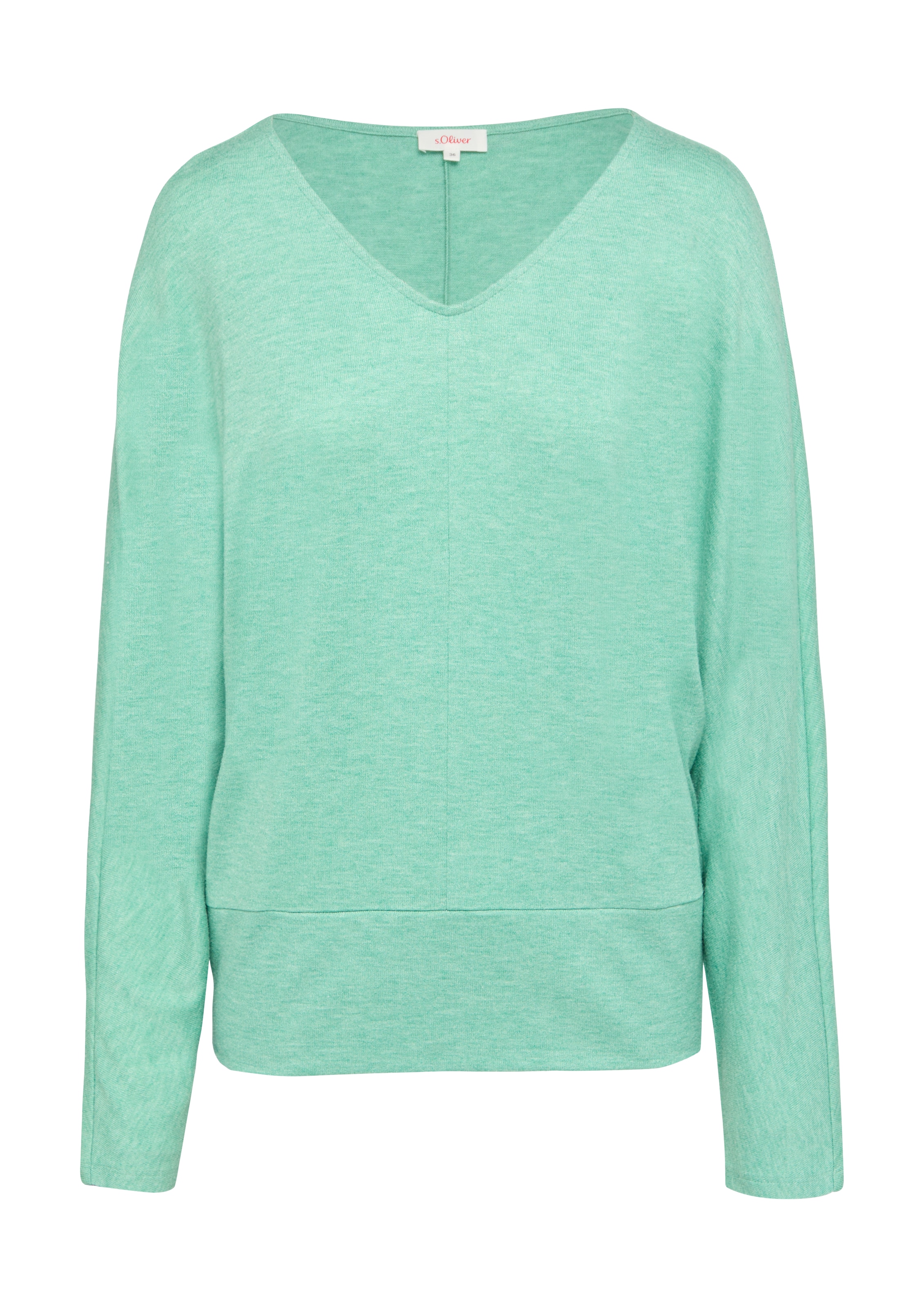 s.Oliver Shirt in Groen: voorkant