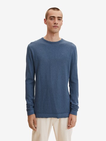 TOM TAILOR Sweater in Blue: front