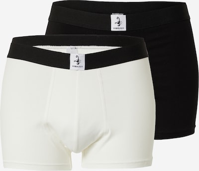 VIERVIER Boxer shorts 'Jay' in Black / White, Item view