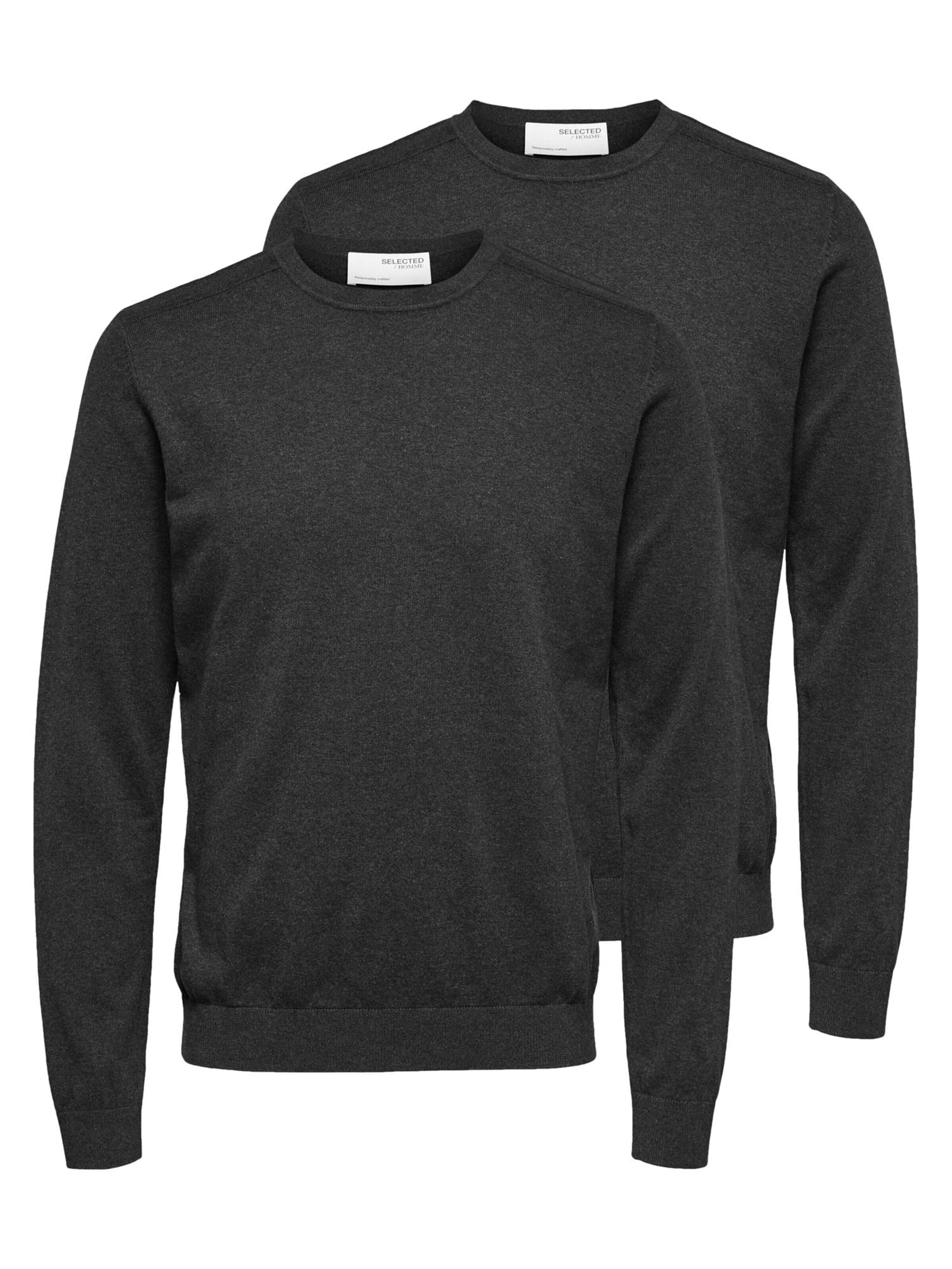 SELECTED Sweater 'Berg' in Grey: front