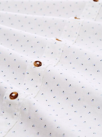 Coupe regular Chemise TOM TAILOR en blanc