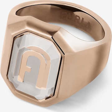 Furla Jewellery Ring 'Octagonal' in Goud: voorkant