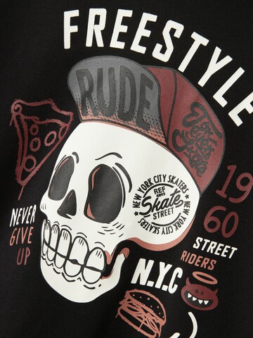 NAME IT Sweatshirt 'NKMTUDUKE' in Black