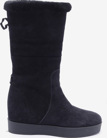 Salvatore Ferragamo Dress Boots in 37 in Black: front