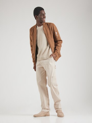 Only & Sons Regular Broek 'ONSEdge' in Beige