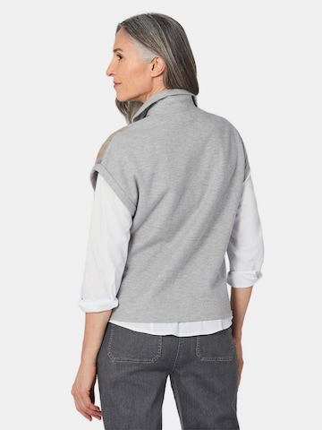 Goldner Sweatshirt in Grau