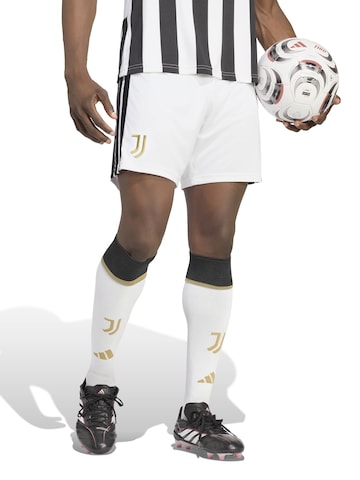 ADIDAS PERFORMANCE Normální Sportovní kalhoty 'JUVE' – bílá: přední strana