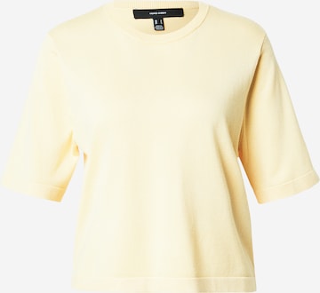 VERO MODA Pullover 'VMSilje' in Gelb: Vorderseite