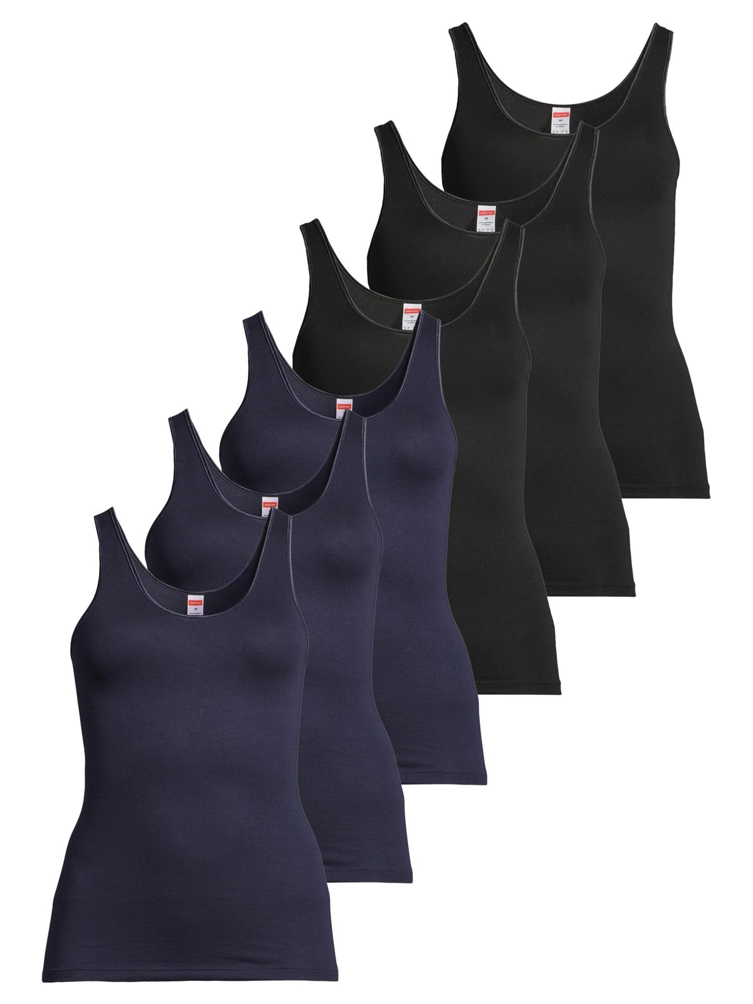 CON-TA Undershirt 'Modal' in Blue: front
