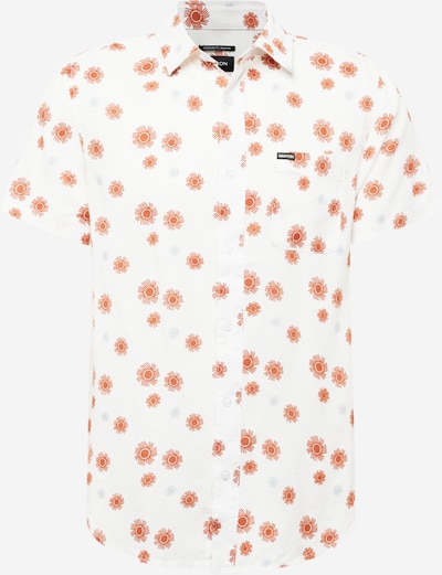 Brixton Camisa 'CHARTER' em azul claro / laranja / branco, Vista do produto