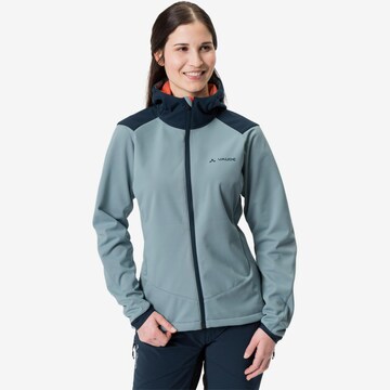 VAUDE Outdoorjas 'Qimsa' in Blauw: voorkant