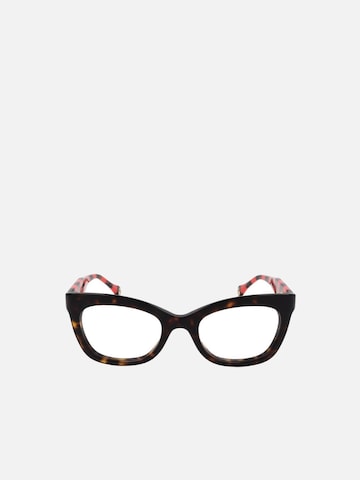 Carolina Herrera Sluneční brýle 'Carolina Herrera HER 0089 Havana red 50/20/145 WOMAN Eyewear Frame' – hnědá: přední strana