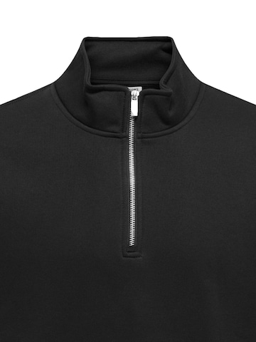 Only & Sons Sweatshirt 'Connor' in Zwart