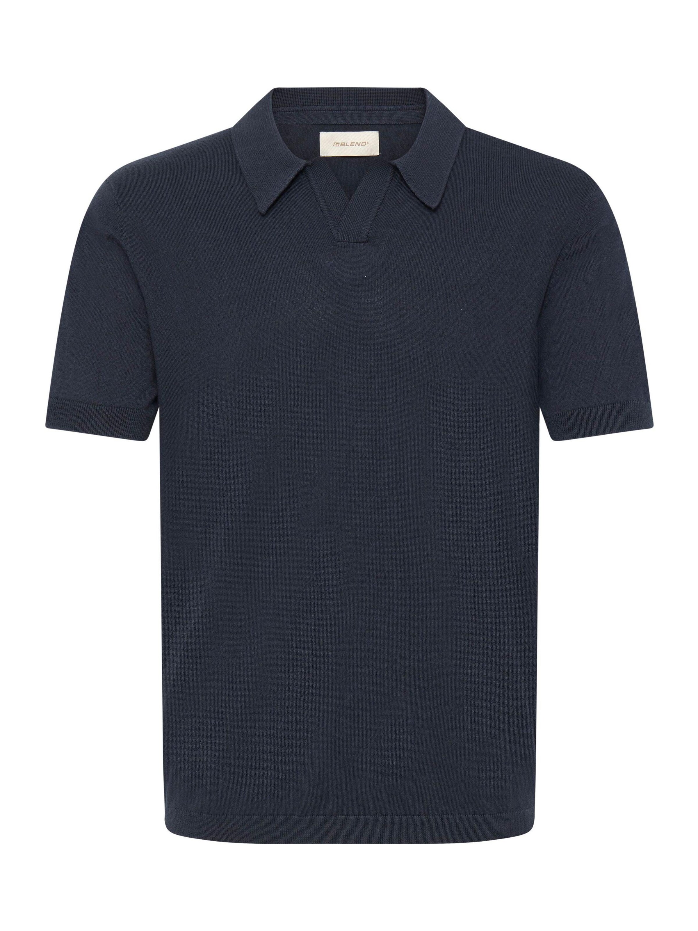 BLEND - Camisa ' BHDao Polo ' em azul: frente