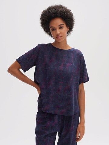 OPUS Blouse 'Faspa' in Blauw: voorkant