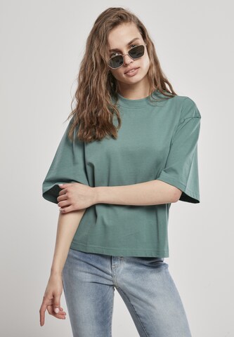 T-shirt Urban Classics en vert : devant